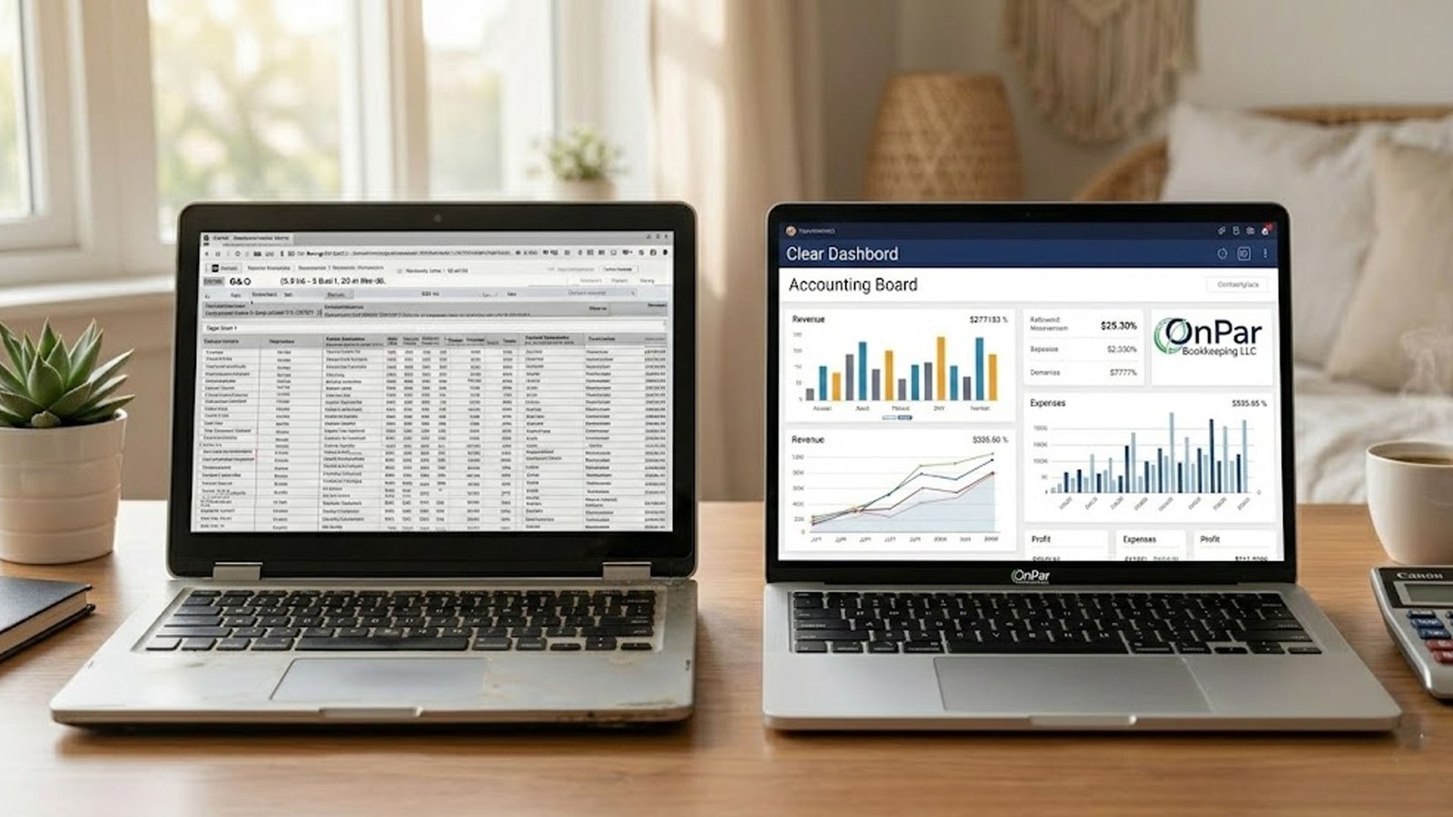 Local Seattle bookkeeper vs national online bookkeeping comparison