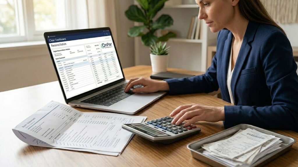 Reconciling business bank accounts in Seattle
