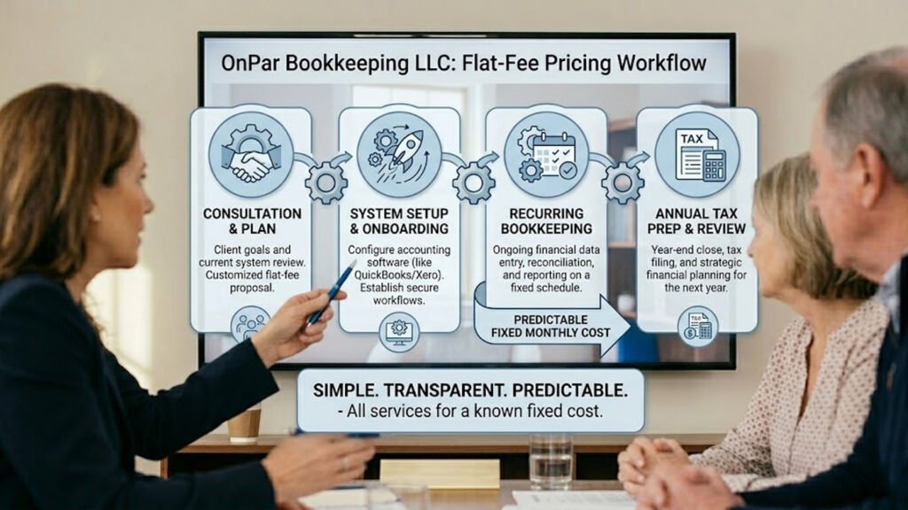  Estate planning flat-fee workflow showing consultation, drafting, and execution stages
