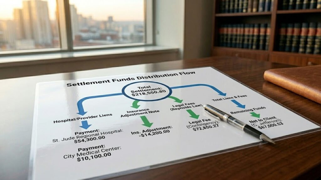 settlement fund distribution process legal accounting
