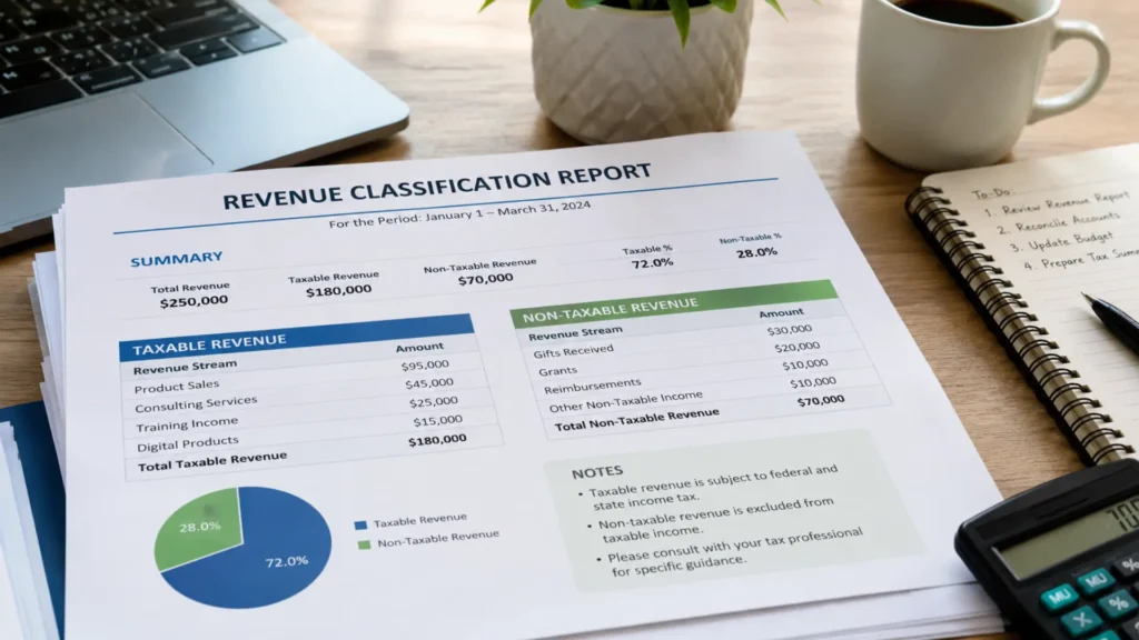Accurate revenue classification for Seattle business bookkeeping